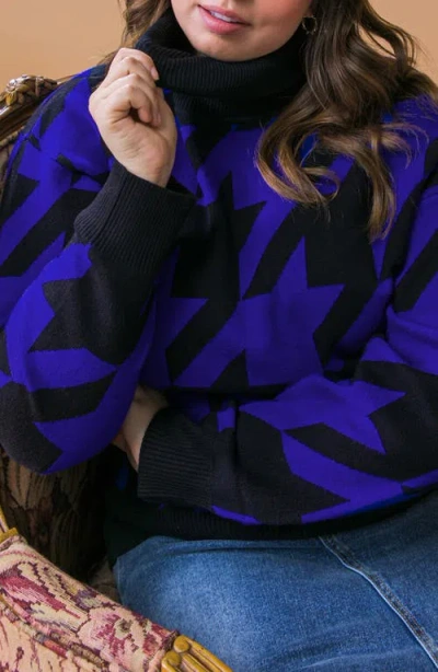 Flying Tomato Turtleneck Sweater In Multi