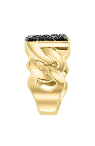 Effy Black Spinel Ring In Black