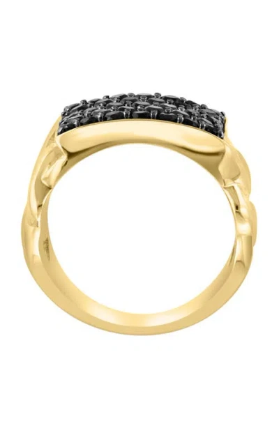 Effy Black Spinel Ring In Black