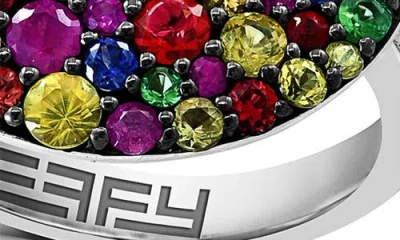 Effy Diamond & Tsavorite Ring In Multi