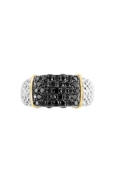Effy Pavé Black Diamond Ring In Multi