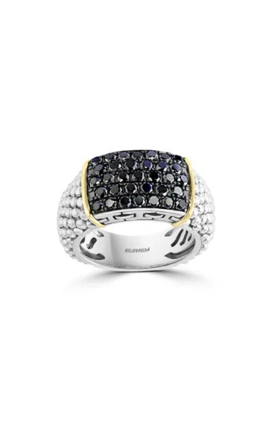 Effy Pavé Black Diamond Ring In Multi