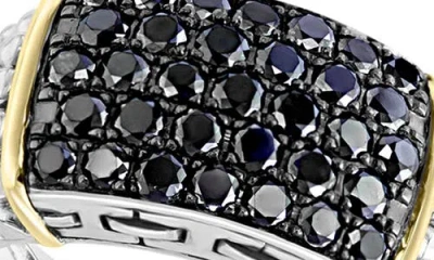 Effy Pavé Black Diamond Ring In Multi