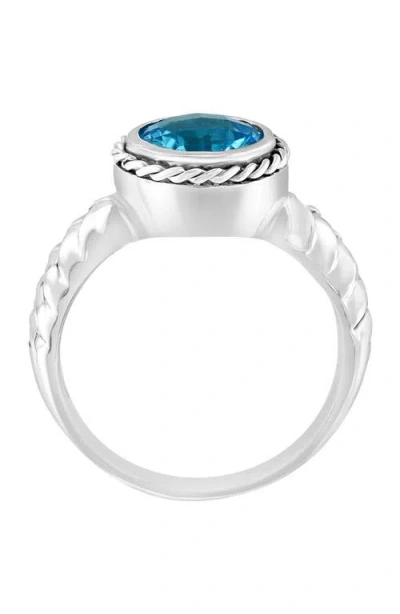 Effy Blue Topaz Ring In Multi