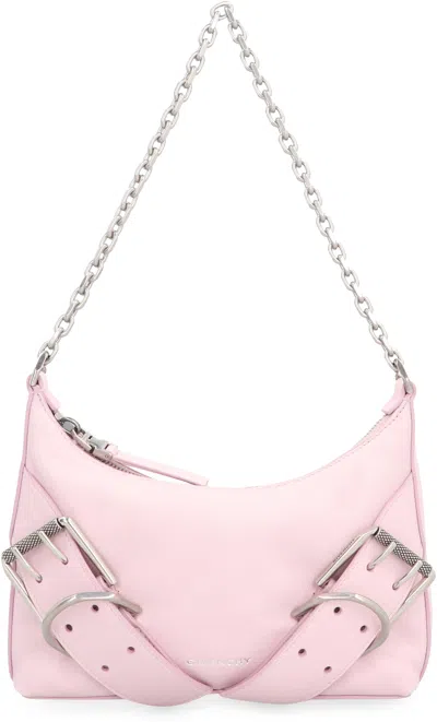 Givenchy Pastel Pink Leather Voyou Boyfriend Party Shoulder Bag In Red