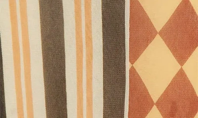 Jean Paul Gaultier Patchwork Long Skirt Woman Multicolr In Brown