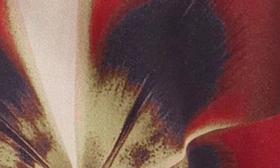 Ted Baker Phelin Printed Long Sleeve Button Front Shirt In Red