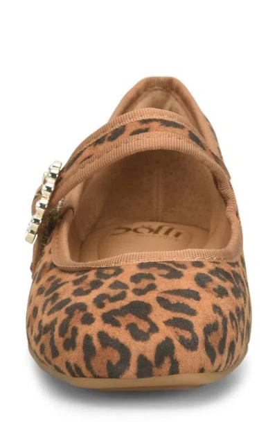 Söfft Sofft Peyton Mary Jane Flat In Brown
