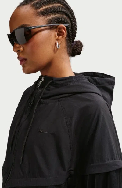 Nike Oversize Windrunner Jacket In Black