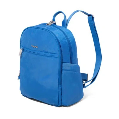 Baggallini Securtex® Anti-theft Getaway Backpack In Blue