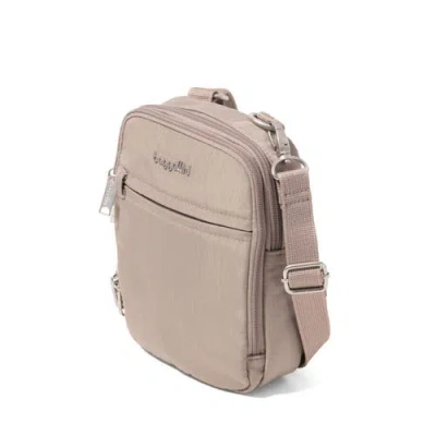 Baggallini Securtex Anti-theft Mini Everything Crossbody In Brown