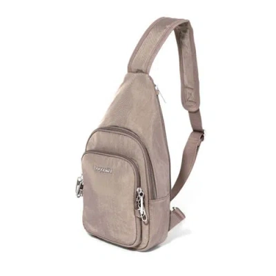 Baggallini Securtex Anti-theft Daytripper Sling Bag In Neutral