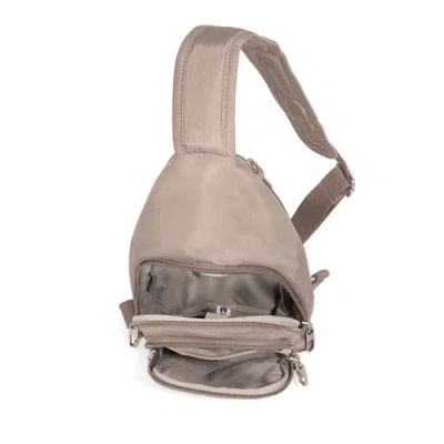 Baggallini Securtex Anti-theft Daytripper Sling Bag In Neutral