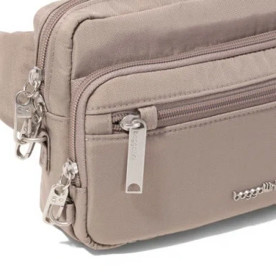 Baggallini Securtex Anti-theft Belt Bag Sling In Brown