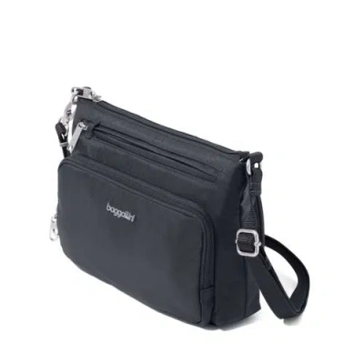 Baggallini Securtex® Anti-theft Keepsake Crossbody In Black