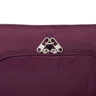 Baggallini Securtex Anti-theft Keepsake Crossbody In Purple
