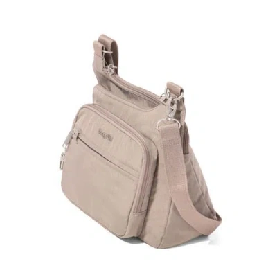 Baggallini Securtex Anti-theft Crossover Crossbody In Brown