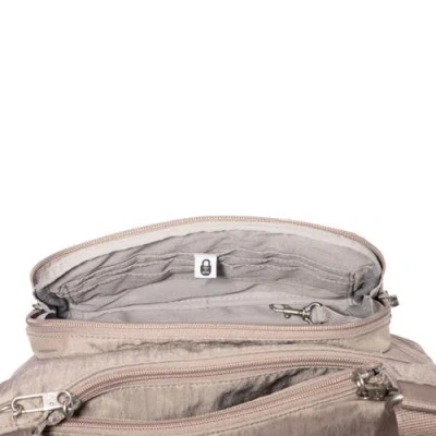 Baggallini Securtex Anti-theft Crossover Crossbody In Brown