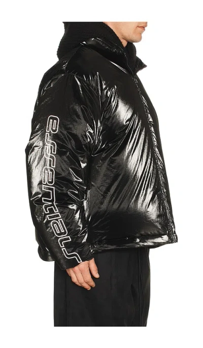 Essentials Puffer Jacket In Black