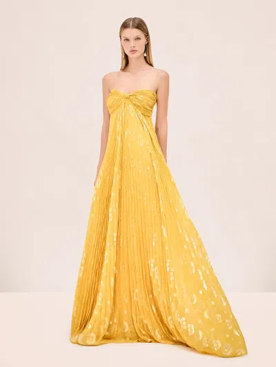 Alexis Soleil Dress Marigold In Yellow