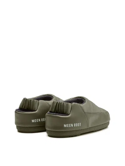 Moon Boot Evolution Logo Mules Sandals In Green