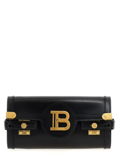 Balmain Pochette B-buzz 23 In Pelle Di Vitello In Black