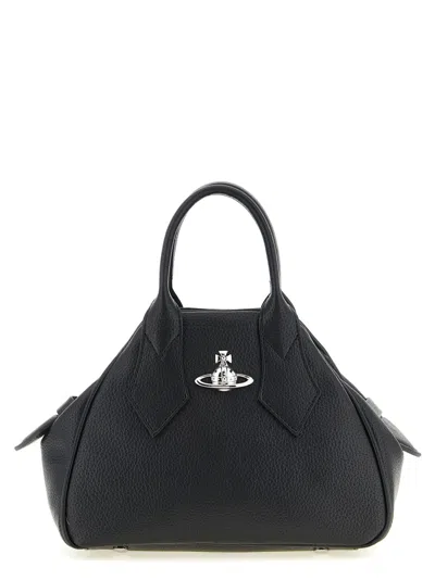 Vivienne Westwood Triangular Silhouette Leather Tote Bag In Black