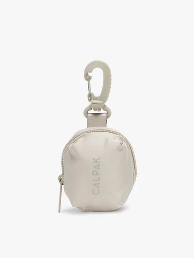 Calpak Fit Zip Bag Charm In Gray