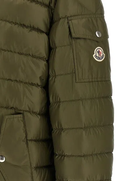 Moncler Mini Micro Ripstop Lined Coat With Adjustable Hood In Multi