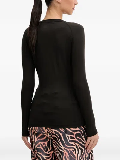 Descente Long-sleeve Base Layer In Black