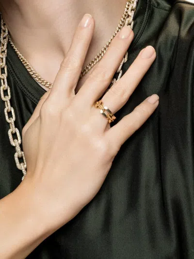 Shay Link Ring In Gold