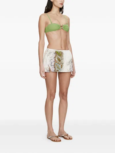 Christopher Esber Cotton-blend Absence Mini Skirt In Multi