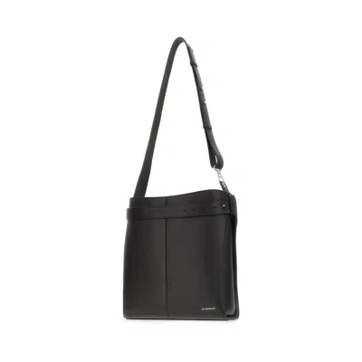 Givenchy Medium Belted Grained-leather Shoulder Bag In Black