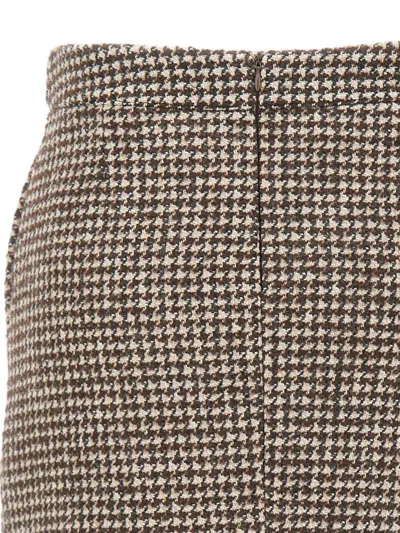 Kaos Houndstooth-pattern Mini Skirt In Multi