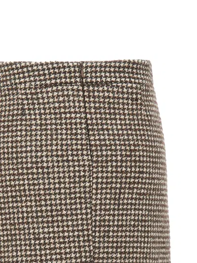 Kaos Houndstooth-pattern Mini Skirt In Multi