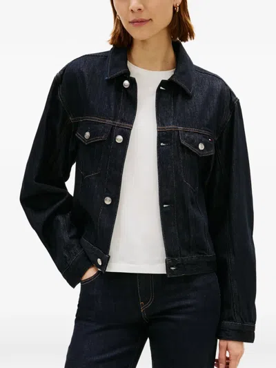 Tommy Hilfiger Buttoned Jacket In Blue
