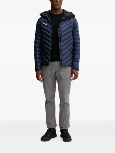 Mammut Quilted-pattern Padded Jacket In Blue