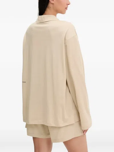Pangaia Buttoned Pyjama Set In Neutral