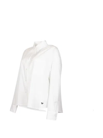 Weekend Max Mara Patch-pocket Shirt In White