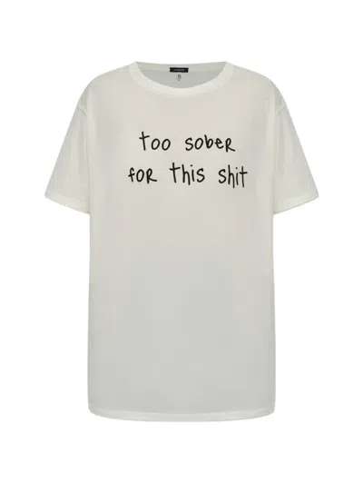 R13 Text-print T-shirt In Multi