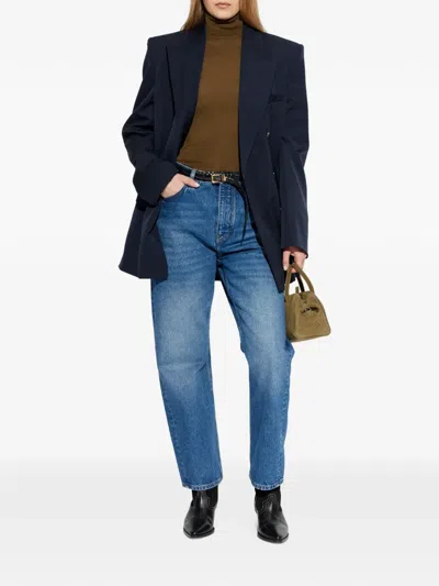 Stella Mccartney Buttoned Double-breasted Jacket In Blue
