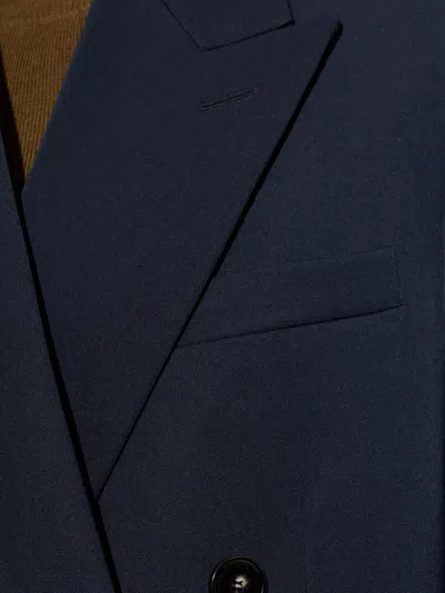 Stella Mccartney Buttoned Double-breasted Jacket In Blue