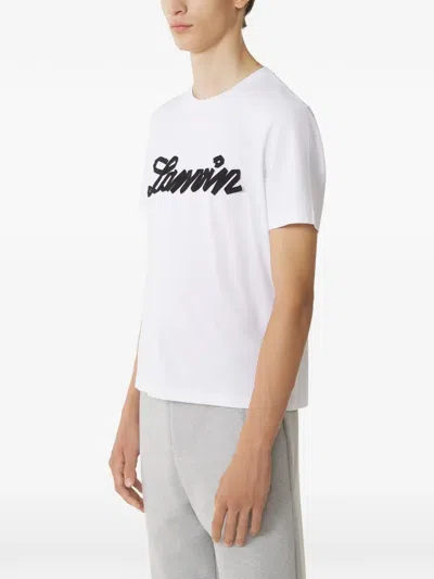 Lanvin Logo-print T-shirt In White