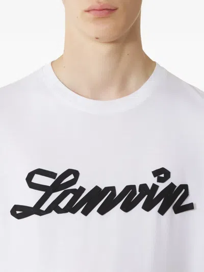 Lanvin Logo-print T-shirt In White