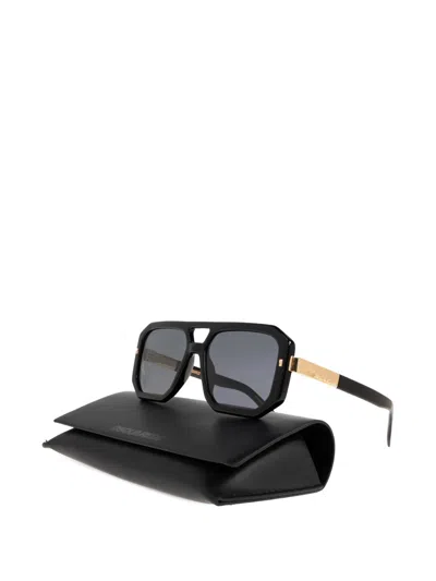 Dsquared2 Pilot-frame Sunglasses In Black