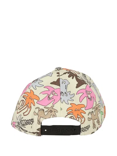 Palm Angels Patterned Hat In Multi