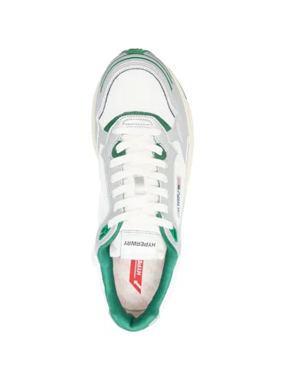Autry Hyperway Low Sneakers Contrast Heel Design In Multi