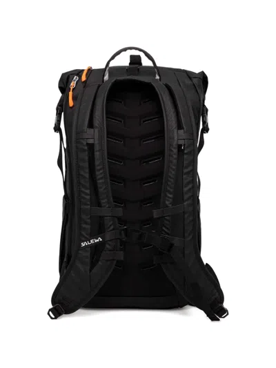 Salewa Logo Roll-top Backpack In Pattern