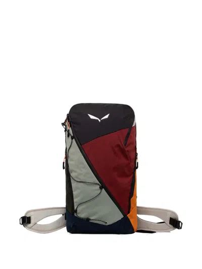 Salewa Puez Colour-block Backpack In White