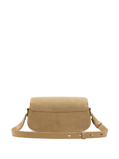 Ami Alexandre Mattiussi Ami Paris Women Suede Shoulder Bag With Logo On The Front In Multi